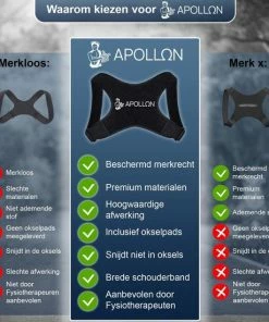 Beste Verkoop ❤️ APOLLΩN Apollon - Rug Corrector - Postuur Corrector - Houding Corrector - Rugbrace - Met Okselpads - Verstelbaar - Unisex - One Size Fits All ✔️ 16 Beste Verkoop ❤️ APOLLΩN Apollon - Rug Corrector - Postuur Corrector - Houding Corrector - Rugbrace - Met Okselpads - Verstelbaar - Unisex - One Size Fits All ✔️ -Nijdam Shop 550x550 325