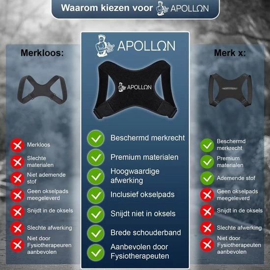 Beste Verkoop ❤️ APOLLΩN Apollon - Rug Corrector - Postuur Corrector - Houding Corrector - Rugbrace - Met Okselpads - Verstelbaar - Unisex - One Size Fits All ✔️ 9 Beste Verkoop ❤️ APOLLΩN Apollon - Rug Corrector - Postuur Corrector - Houding Corrector - Rugbrace - Met Okselpads - Verstelbaar - Unisex - One Size Fits All ✔️ - Afbeelding 7