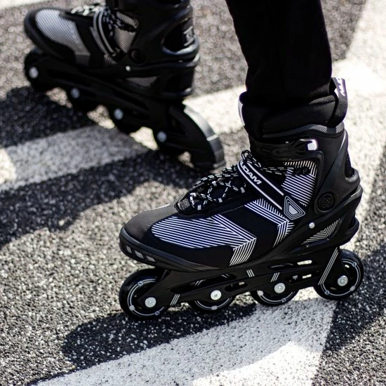 Goedkoop ๐ Nijdam Inline Skates Senior - Geo Glitz - Zwart - 42 โญ 13 Goedkoop ๐ Nijdam Inline Skates Senior - Geo Glitz - Zwart - 42 โญ - Afbeelding 11