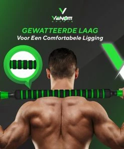 Gloednieuw ⭐ Venom Sports Verstelbare Dumbbell Set Tot 20kg - Professionele 2-in-1 Halterset Gewichten - Gebruiksvriendelijke Fitness Stang - Groen 🛒 -Nijdam Shop 550x550 367
