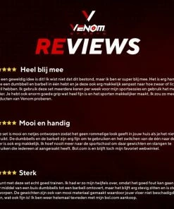 Gloednieuw ⭐ Venom Sports Verstelbare Dumbbell Set Tot 20kg - Professionele 2-in-1 Halterset Gewichten - Gebruiksvriendelijke Fitness Stang - Groen 🛒 -Nijdam Shop 550x550 368