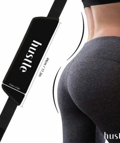 Uitgang 🛒 Hustle - Hip Thrust Belt - Weight Belt – Gewicht Riem – Squat Belt – Voor Fitness En Crossfit - Zwart 😍 -Nijdam Shop 550x550 378