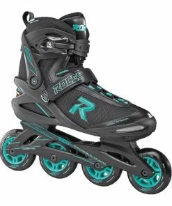 Goedkoopste 🤩 Roces ICON Inlineskates - Maat 38 - Vrouwen - Zwart/Blauw 🎉 -Nijdam Shop 550x550 381