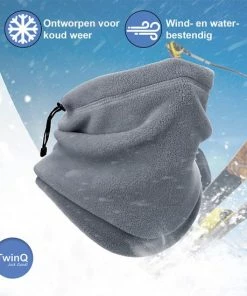 Beste deal ๐คฉ TwinQ Colsjaal Fleece - Bandana- Nekwarmer - Sjaal - Zwart Grijs - 2 Stuks ๐ 12 Beste deal ๐คฉ TwinQ Colsjaal Fleece - Bandana- Nekwarmer - Sjaal - Zwart Grijs - 2 Stuks ๐ -Nijdam Shop 550x550 401