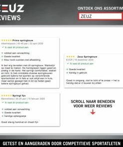 Aanbiedingen ⭐ ZEUZ® Professioneel Crossfit & Fitness Springtouw – Verstelbaar – Volwassenen – Speed Sport Touw & Speedrope – Rood - Verbeter Je Conditie, Snelheid En Kracht Door Deze Jump Rope Met Kogellagers ✨ -Nijdam Shop 550x550 421