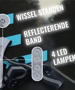 Korting 👏 BlackBear Hardloopvest Met Verlichting – Hardloophesje - Hardloop Verlichting – Hardloop Lampjes – Hardloop Licht – Veiligheidshesje – Veiligheidsvest - Running Light - Wandel Verlichting ⭐ -Nijdam Shop 550x550 428