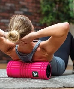 Promo ✨ TriggerPoint - The Grid 1.0 Foam Roller - 33cm - Roze - Schuim - Massage Roller - Yoga - Pilates - Fitness 🧨 -Nijdam Shop 550x550 436