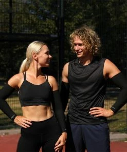 Promo 😀 Artefit Compressie Full Arm Sleeves – Unisex – Langdurige Compressie - S - Black 🛒 -Nijdam Shop 550x550 44