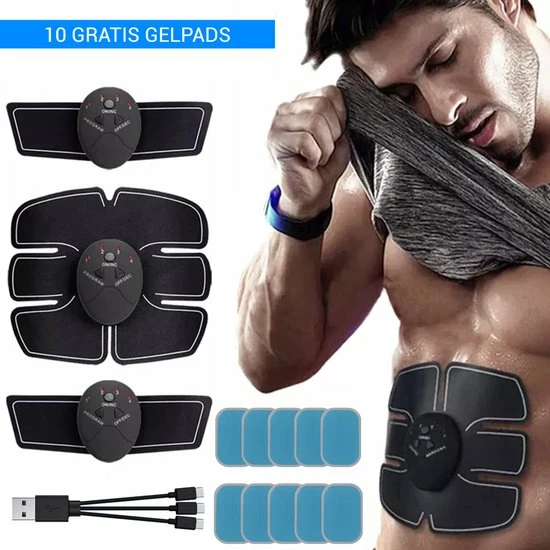 Nieuw โค๏ธ Cless Workout Cless EMS Buikspiertrainer - USB Oplaadbaar - 10 Gratis Gelpads - Unisex - ABS Trainer ๐คฉ 3 Nieuw โค๏ธ Cless Workout Cless EMS Buikspiertrainer - USB Oplaadbaar - 10 Gratis Gelpads - Unisex - ABS Trainer ๐คฉ