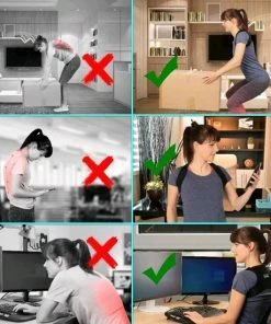 Goedkoop 🔔 Geeek AB Sports Rugbrace Voor Houding Correctie Van Rug, Schouder En Nek | Postuur Corrector Mét Okselpads | Schouderbrace Zwart | Verstelbare Rugband | Houding Rugcorrector Tegen Rugklachten | Rug Brace 👏 -Nijdam Shop 550x550 497