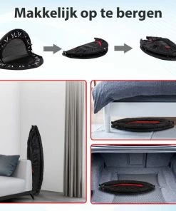 Gloednieuw ๐ Luxari - Hoogwaardige Fitness Bounce Trampoline - Inclusief Stang En Beschermhoes - 105 Cm Diameter - Opvouwbaar - Belastbaar Tot 150 Kg - Mini Trampoline - Hometrainer - Trampoline ๐ 12 Gloednieuw ๐ Luxari - Hoogwaardige Fitness Bounce Trampoline - Inclusief Stang En Beschermhoes - 105 Cm Diameter - Opvouwbaar - Belastbaar Tot 150 Kg - Mini Trampoline - Hometrainer - Trampoline ๐ -Nijdam Shop 550x550 5