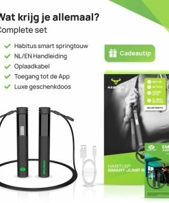 Promo ๐ Habitus Workout Springtouw Met Teller - Incl. App - Verstelbaar Sport Speedrope - Volwassenen - Digitaal - USB Oplaadbaar - Zwart ๐ 18 Promo ๐ Habitus Workout Springtouw Met Teller - Incl. App - Verstelbaar Sport Speedrope - Volwassenen - Digitaal - USB Oplaadbaar - Zwart ๐ -Nijdam Shop 550x550 537