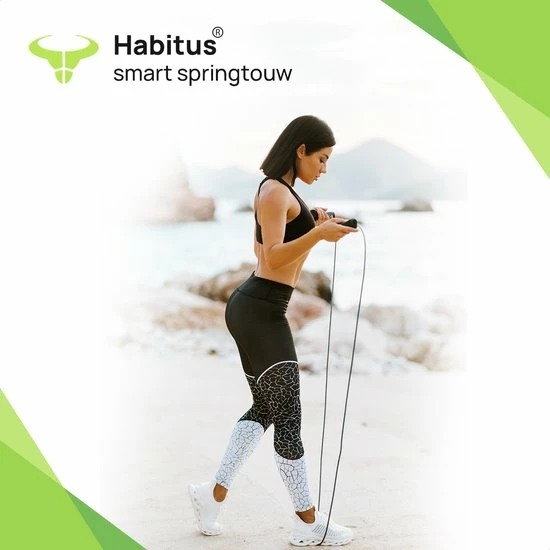 Promo ๐ Habitus Workout Springtouw Met Teller - Incl. App - Verstelbaar Sport Speedrope - Volwassenen - Digitaal - USB Oplaadbaar - Zwart ๐ 13 Promo ๐ Habitus Workout Springtouw Met Teller - Incl. App - Verstelbaar Sport Speedrope - Volwassenen - Digitaal - USB Oplaadbaar - Zwart ๐ - Afbeelding 11