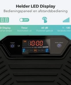 Beste Verkoop 🔥 LifeGoods Trilplaat - Bluetooth Speaker - 180 Niveaus - Fitness Weerstandskabels - Afstandsbediening - Zwart ✨ -Nijdam Shop 550x550 551