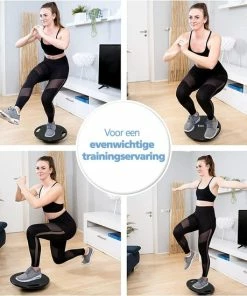 Top 10 ✔️ Swilix ® Balance Board - Balansbord Ø40 Cm - Balanstrainer Met 2 Handgrepen - Zwart 🛒 -Nijdam Shop 550x550 564