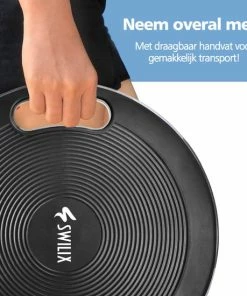 Top 10 ✔️ Swilix ® Balance Board - Balansbord Ø40 Cm - Balanstrainer Met 2 Handgrepen - Zwart 🛒 -Nijdam Shop 550x550 565