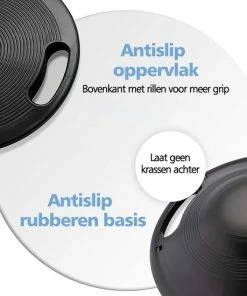 Top 10 ✔️ Swilix ® Balance Board - Balansbord Ø40 Cm - Balanstrainer Met 2 Handgrepen - Zwart 🛒 -Nijdam Shop 550x550 566