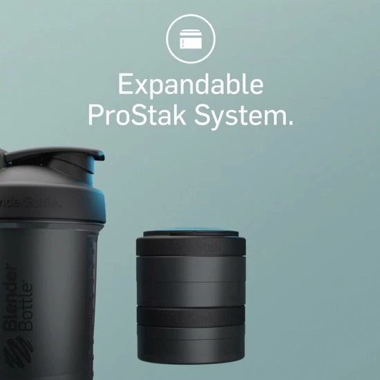 Groothandel 🤩 BLENDERBOTTLE ProStak PRO - OCEAAN - Eiwitshaker | Bidon | Shakebeker - 650 Ml - Shakebeker Met 2 Containers, Pillendoosje En BlenderBall Voor Eiwitshakes Zonder Klonten. Lekt Niet! 😉 11 Groothandel 🤩 BLENDERBOTTLE ProStak PRO - OCEAAN - Eiwitshaker | Bidon | Shakebeker - 650 Ml - Shakebeker Met 2 Containers, Pillendoosje En BlenderBall Voor Eiwitshakes Zonder Klonten. Lekt Niet! 😉 - Afbeelding 9