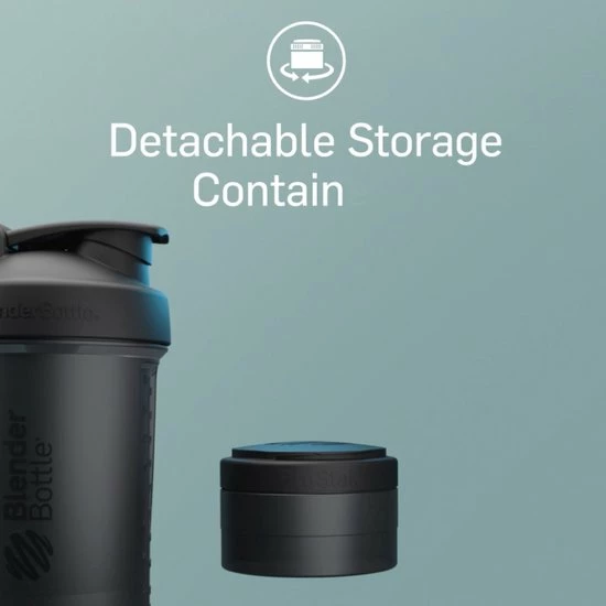 Groothandel 🤩 BLENDERBOTTLE ProStak PRO - OCEAAN - Eiwitshaker | Bidon | Shakebeker - 650 Ml - Shakebeker Met 2 Containers, Pillendoosje En BlenderBall Voor Eiwitshakes Zonder Klonten. Lekt Niet! 😉 14 Groothandel 🤩 BLENDERBOTTLE ProStak PRO - OCEAAN - Eiwitshaker | Bidon | Shakebeker - 650 Ml - Shakebeker Met 2 Containers, Pillendoosje En BlenderBall Voor Eiwitshakes Zonder Klonten. Lekt Niet! 😉 - Afbeelding 12