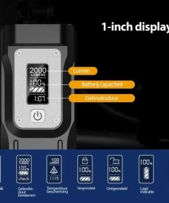 Flash-uitverkoop ✔️ Lightyourbike ® ALPHA 2000 - Fietsverlichting LED & USB Oplaadbaar - Powerbank 10.000 MAh - Fietslamp Racefiets & MTB - 2.000 Lumen 🌟 -Nijdam Shop 550x550 589