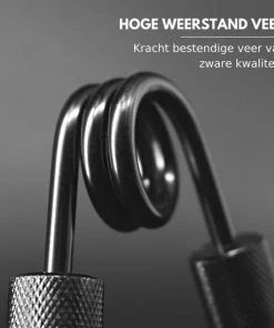 Flash-uitverkoop 👍 U-Fit One Metal Handtrainer 90kg Met 2 Soft Touch Sleeves - Grip Trainer - Handknijper - Knijphalter - Armtrainer - Hand Knijper - Handgripper - Heavy Gripper - Onderarm - Buigveer 🥰 -Nijdam Shop 550x550 619
