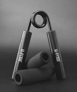 Flash-uitverkoop 👍 U-Fit One Metal Handtrainer 90kg Met 2 Soft Touch Sleeves - Grip Trainer - Handknijper - Knijphalter - Armtrainer - Hand Knijper - Handgripper - Heavy Gripper - Onderarm - Buigveer 🥰 -Nijdam Shop 550x550 621