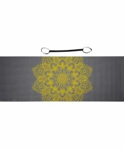 Groothandel 🛒 Tunturi PVC Yogamat - Fitnessmat 4mm Dik - Antraciet Met Print - Incl. Gratis Fitness App 🔥 -Nijdam Shop 550x550 628