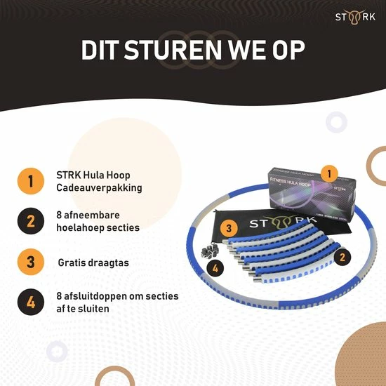 Groothandel 🔥 STRK Fitness Hoelahoep - Kerst Cadeau - Sport Hoepel- - Volwassenen - Hoelahoep Met Gewicht - Waist Trainer - 1-4 KG/94 Cm+ Gratis Hoepeltas 👍 10 Groothandel 🔥 STRK Fitness Hoelahoep - Kerst Cadeau - Sport Hoepel- - Volwassenen - Hoelahoep Met Gewicht - Waist Trainer - 1-4 KG/94 Cm+ Gratis Hoepeltas 👍 - Afbeelding 8
