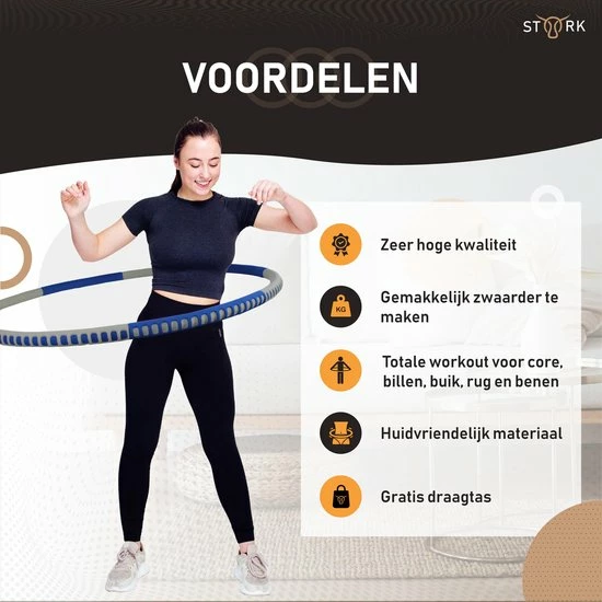 Groothandel 🔥 STRK Fitness Hoelahoep - Kerst Cadeau - Sport Hoepel- - Volwassenen - Hoelahoep Met Gewicht - Waist Trainer - 1-4 KG/94 Cm+ Gratis Hoepeltas 👍 13 Groothandel 🔥 STRK Fitness Hoelahoep - Kerst Cadeau - Sport Hoepel- - Volwassenen - Hoelahoep Met Gewicht - Waist Trainer - 1-4 KG/94 Cm+ Gratis Hoepeltas 👍 - Afbeelding 11