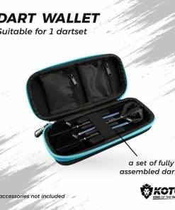 Aanbiedingen ⌛ KOTO Kingzip Black & Green Large Dartwallet - Darts Case Voor Dartpijlen En Dart Accesoires - Geschikt Voor Max 2 Sets Steel Darts Of Soft Darts ❤️ -Nijdam Shop 550x550 647