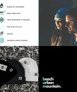 Uitgang ✨ MowMow® Muts | Merino | Beanie | One Size Fits All | Unisex | Volwassenen 🔥 -Nijdam Shop 550x550 668