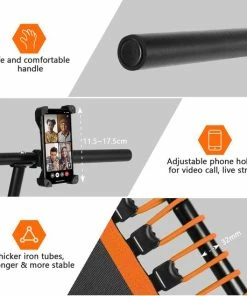 Groothandel 😀 FOXSPORT Trampoline - Jump - Fitness - Volwassene Of Kindertrampoline - Met Telefoonhouder - Fitness Trampoline Met Handvat - Mini Trampoline - Kleine Trampoline - Sport Trampoline - Inclusief Handgrip - Fitnesstrampolines - Vereist Montage - 123 Cm ✨ -Nijdam Shop 550x550 69