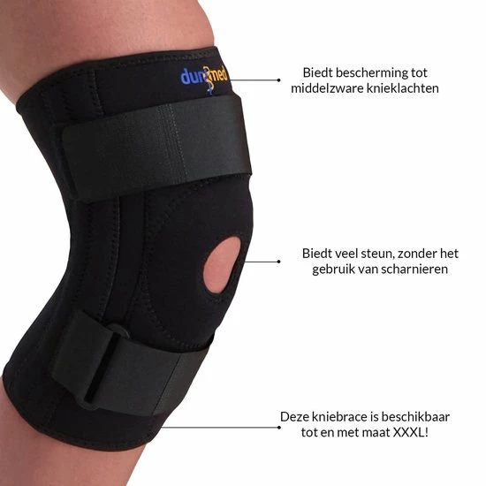Goedkoopste 😉 Dunimed Kniebrace Met Baleinen - Kniebandage - Universeel - Zwart 🌟 9 Goedkoopste 😉 Dunimed Kniebrace Met Baleinen - Kniebandage - Universeel - Zwart 🌟 - Afbeelding 7