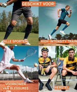 Uitgang ❤️ STOX Energy 🧦 Socks - Hardloopsokken Voor Mannen - Premium Compressiesokken - Running 🧦 Socks - Vochtafdrijvend - Voorkom Blessures & Spierpijn 💯 -Nijdam Shop 550x550 744