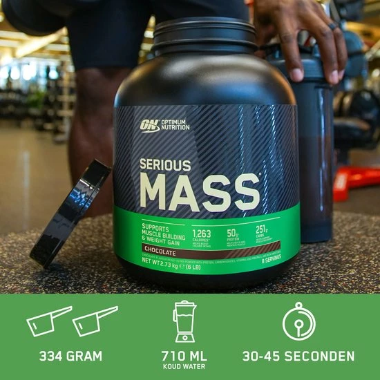 Begroting π Optimum Nutrition Serious Mass - Banana - Mass Gainer - Weight Gainer - 2727 Gram (8 Servings) π 4 Begroting π Optimum Nutrition Serious Mass - Banana - Mass Gainer - Weight Gainer - 2727 Gram (8 Servings) π - Afbeelding 2