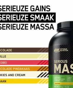 Begroting π Optimum Nutrition Serious Mass - Banana - Mass Gainer - Weight Gainer - 2727 Gram (8 Servings) π 17 Begroting π Optimum Nutrition Serious Mass - Banana - Mass Gainer - Weight Gainer - 2727 Gram (8 Servings) π -Nijdam Shop 550x550 759