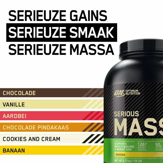 Begroting π Optimum Nutrition Serious Mass - Banana - Mass Gainer - Weight Gainer - 2727 Gram (8 Servings) π 10 Begroting π Optimum Nutrition Serious Mass - Banana - Mass Gainer - Weight Gainer - 2727 Gram (8 Servings) π - Afbeelding 8