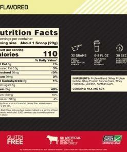 Goedkoop 🎁 Optimum Nutrition Gold Standard 100% Whey Protein - Unflavoured - Proteine Poeder - Eiwitshake - 71 Doseringen (2270 Gram) 🔔 -Nijdam Shop 550x550 777