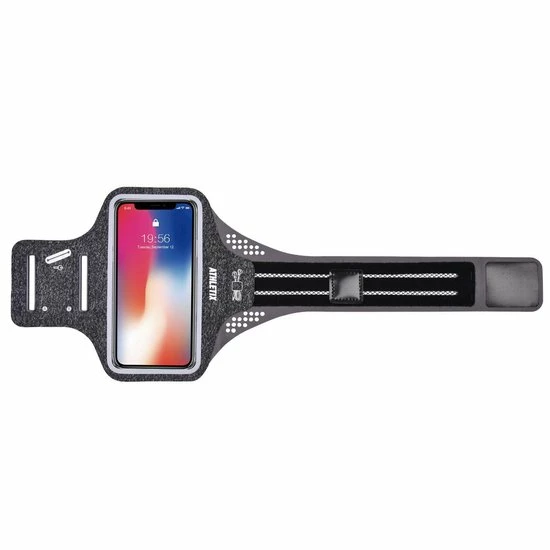 Nieuw ๐ Athletix® Premium Sportarmband - Universele Hardloop Armband - IPhone, Samsung & Huawei - Smartphonehouder - Reflecterend, Spatwaterdicht, Sleutelhouder, Verstelbaar - Lycra - Grijze Sportarmband - ATHLETIX โค๏ธ 6 Nieuw ๐ Athletix® Premium Sportarmband - Universele Hardloop Armband - IPhone, Samsung & Huawei - Smartphonehouder - Reflecterend, Spatwaterdicht, Sleutelhouder, Verstelbaar - Lycra - Grijze Sportarmband - ATHLETIX โค๏ธ - Afbeelding 4