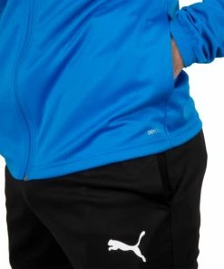 Beste deal 😍 Puma Teamrise Trainingspak - Maat M - Mannen - Blauw/zwart 🥰 -Nijdam Shop 550x550 788