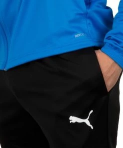 Beste deal 😍 Puma Teamrise Trainingspak - Maat M - Mannen - Blauw/zwart 🥰 -Nijdam Shop 550x550 790