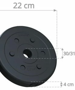 Groothandel 🛒 ScSPORTS® Halterschijven Set 10 Kg - Kunststof - 30 Mm - 4 X 2,5 Kg - Gewichten 🌟 -Nijdam Shop 550x550 794