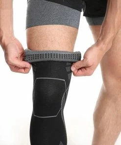 Nieuw 😀 WG Commerce ® Compressie Brace Voor Benen - Been Verband - Elastische Bandage - Band - Strap - Sleeve - Kousen - Warmers - Anti-Blessure - Sport Ondersteuning - Zwart - Maat: Medium - 1 Stuk ⌛ -Nijdam Shop 550x550 816