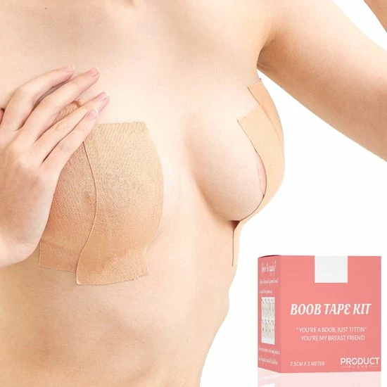 Beste deal ๐ ProductPlanet Premium Boob Tape - Inclusief 2 Silicone Nipple Covers + 4 Satijn Nipple Covers - Plak BH - 7,5 Cm X 5 Meter - Geschikt Voor Cup A Tot En Met F - Fashion Tape - BoobTape - Sandy / Roze โจ 4 Beste deal ๐ ProductPlanet Premium Boob Tape - Inclusief 2 Silicone Nipple Covers + 4 Satijn Nipple Covers - Plak BH - 7,5 Cm X 5 Meter - Geschikt Voor Cup A Tot En Met F - Fashion Tape - BoobTape - Sandy / Roze โจ - Afbeelding 2