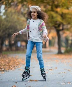 Promo ✨ Navaris Verstelbare Skeelers Verschillende Maten - Verstelbare Skates Voor Meisjes En Jongens - Inline Skates Kinderen Blauw/grijs - Meerdere Maten 👍 -Nijdam Shop 550x550 97