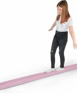 Flash-uitverkoop 🥰 Beter Turnen Opvouwbare Turnbalk Roze ⭐ Gratis Oefenvideo`s ⭐ Ideale Compacte Balk Om Thuis Oefeningen Op Te Turnen | Opvouwbare Evenwichtsbalk 💯