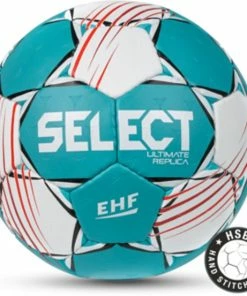 Uitgang ๐ Select Ultimate Replica V22 Handbal - Wit / Turkoois | Maat: 1 ๐