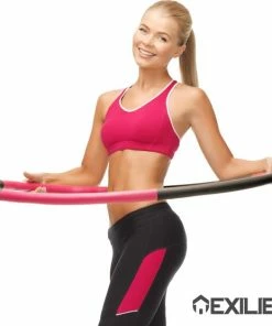 Uitgang ✨ Exilien Fitness Hoelahoep 1,2 Kg – Weighted Hula Hoop – Verzwaarde Hoepel – Sport Hoepel – Vetverbranding – Gymnastiek – Fitness – Foam – Grijs/roze 🎉 -Nijdam Shop 550x556 3