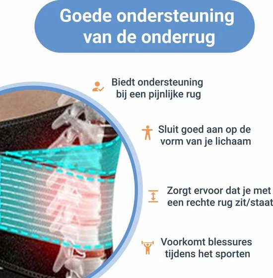 Uitgang 🤩 Ikigai® Rugbrace Onderrug - Rugband Met Baleinen - Rug Brace Voor Lage Rugpijn - Rug Corrector Voor Houding Correctie - Rugbandage Ondersteuning Band - Geschikt Voor Man En Vrouw - Alle Maten Beschikbaar 😉 9 Uitgang 🤩 Ikigai® Rugbrace Onderrug - Rugband Met Baleinen - Rug Brace Voor Lage Rugpijn - Rug Corrector Voor Houding Correctie - Rugbandage Ondersteuning Band - Geschikt Voor Man En Vrouw - Alle Maten Beschikbaar 😉 - Afbeelding 7