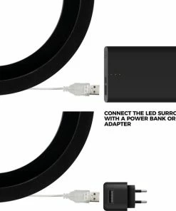 Groothandel 🧨 KOTO Dartbord LED Surround - USB - Dartbord Verlichting Zwart - Beschermt Muur En Dartpijlen ✨ -Nijdam Shop 550x560 4